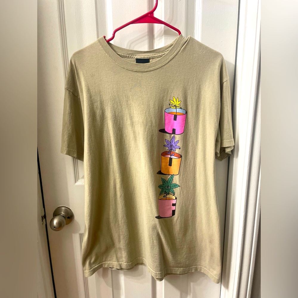 HUF t-shirt with herb graphics